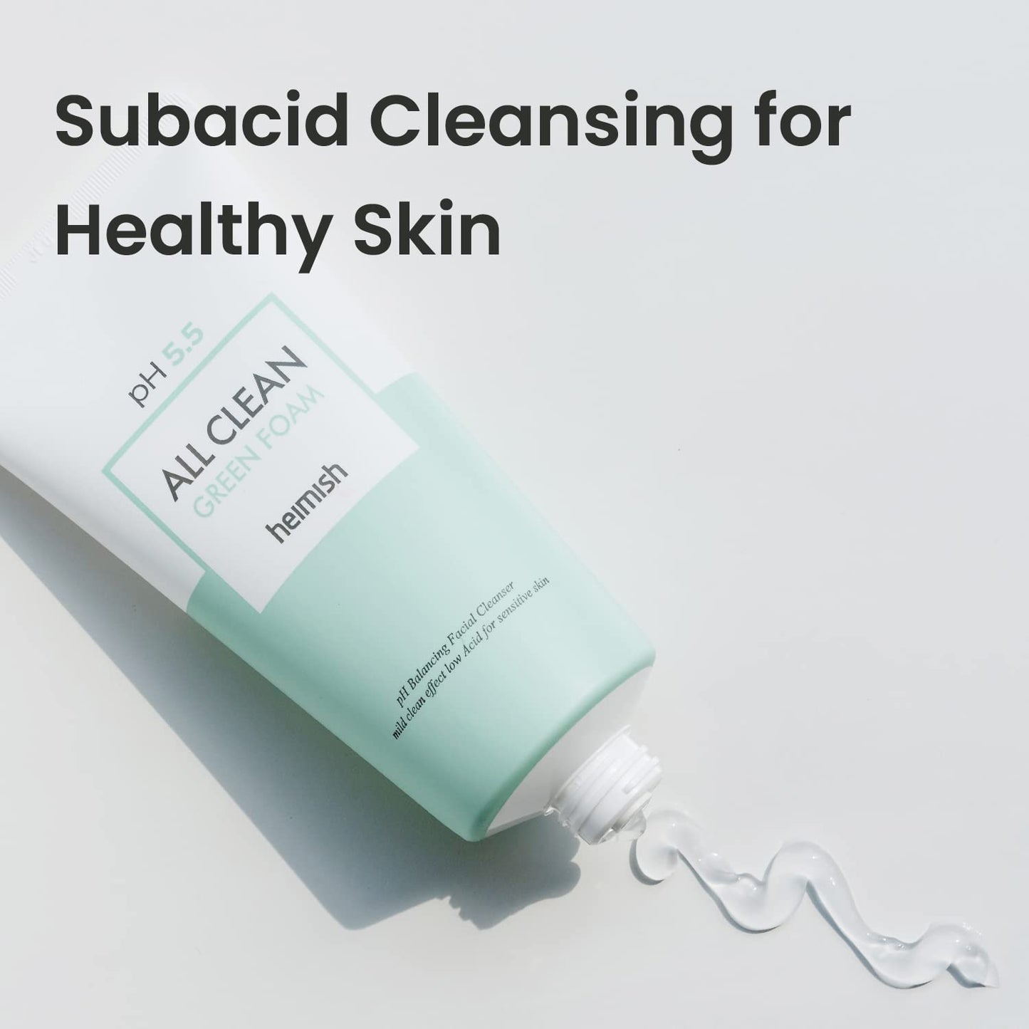 Heimish All Clean Green - Limpiador facial equilibrante y exfoliante pH 5.5