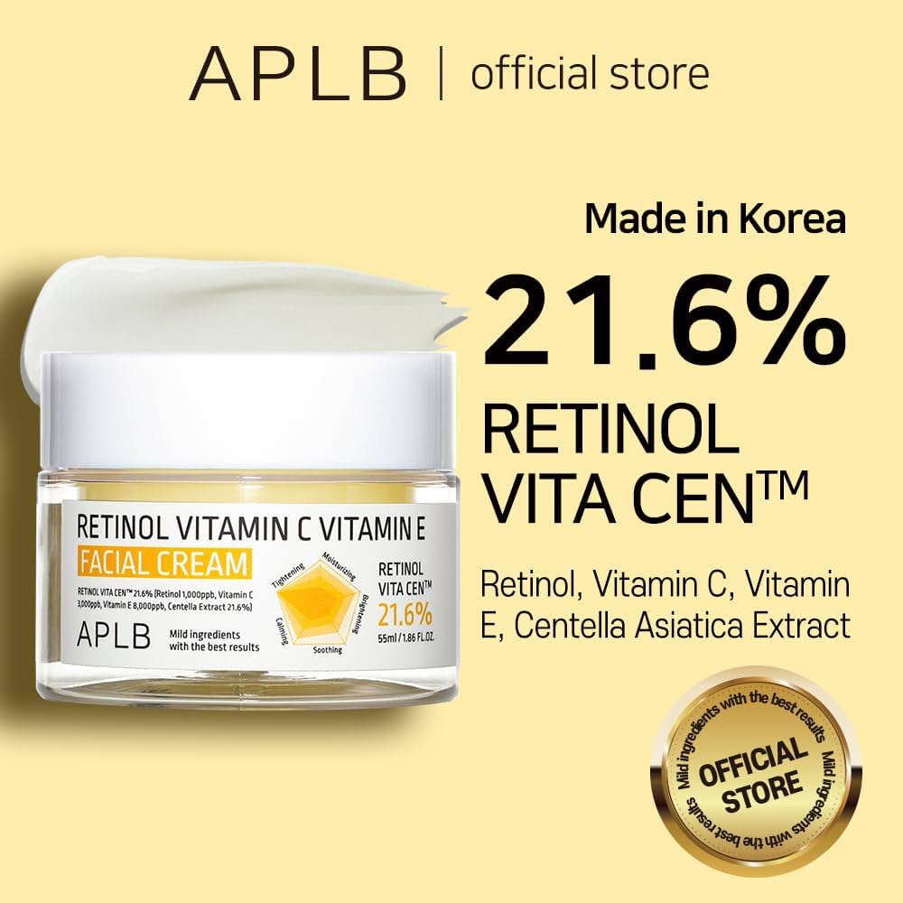 APLB Retinol Vitamin C Vitamin E Facial Cream 55ml