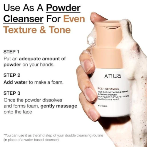 ANUA Rice Enzyme Brightening Cleansing Powder