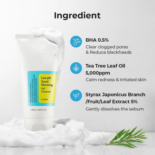 Cosrx Low PH Gel Cleanser Limpiador Suave