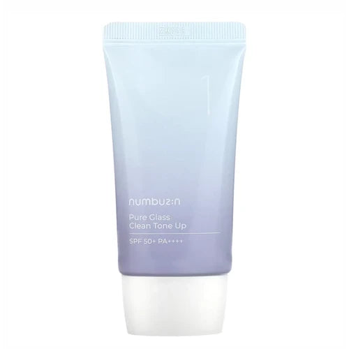 Numbuzin Protector solar con color No.1 Pure Glass Clean Tone Up SPF 50+ PA++++